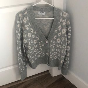 Old Navy Leopard Print Cardigan